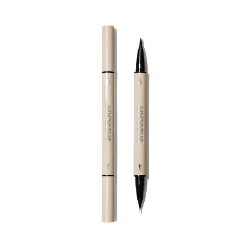SHEGLAM Multi-Tasker Line & Detail Eyeliner Pen-Black 2 In 1 Waterproof Double Head Liquid Eyeliner Pencil