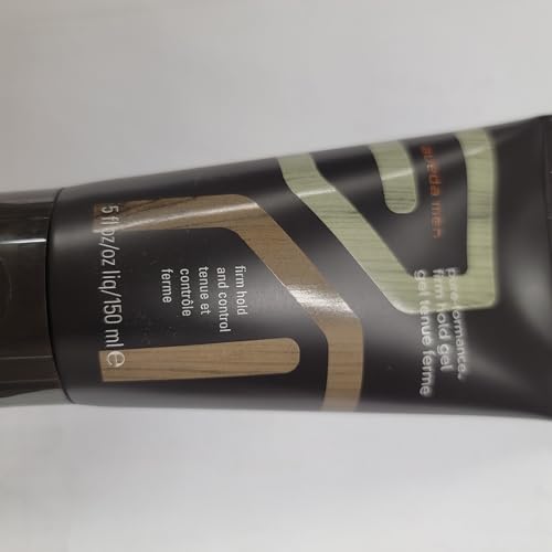 Aveda Men Pure-Formance Firm Hold Hair Gel for Men | Maximum Hold, Control, Shine, 5 Fl Oz