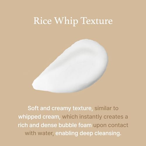 I'm From Rice Whip Facial Cleanser Set - Travel Kit With Face Wash 5.07 fl oz & Toner 1.01 fl oz, Low-pH Rice Water Cleanser for Sensitive, Dry Skin