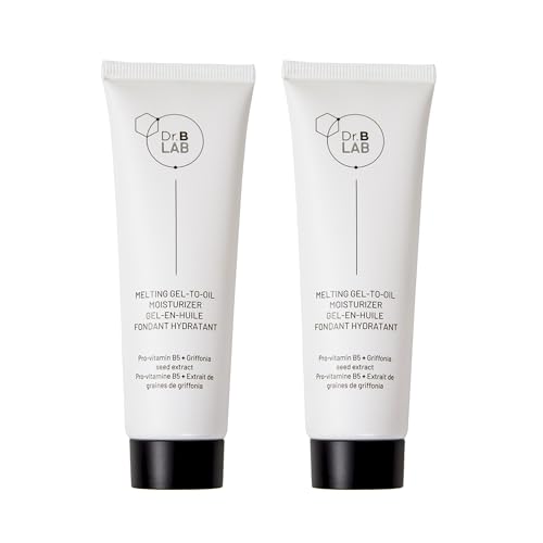 Dr. Brandt Dr. B Lab Melting Gel-to-Oil Moisturizer - Replenish Hydration, Balance Oil Production & Reduce Breakouts - 1.7 fl oz, Pack of 2