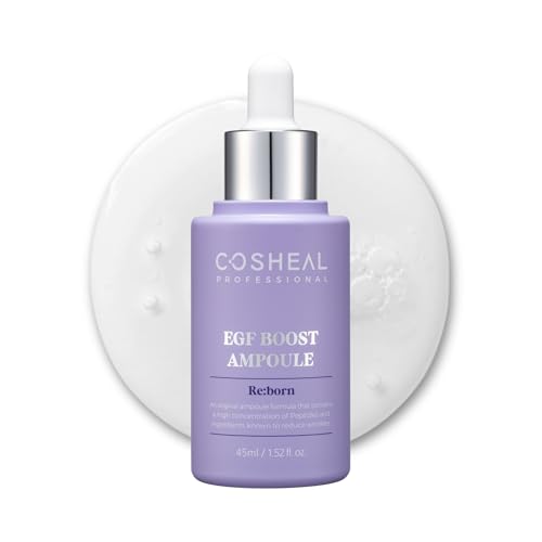 EGF Boost Ampoule 1.52 fl oz, Skin-Firming Anti-Aging Serum with Peptide & Amino Acid Complex, Boosts Elasticity & Fibroblast Activity, Wrinkle Care, Korean Skin care