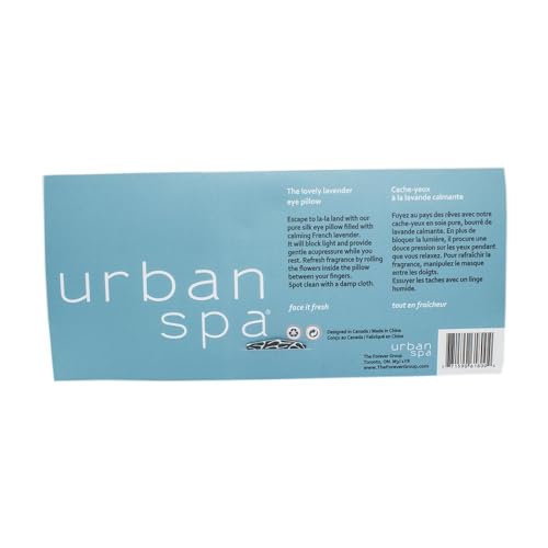 Urban Spa The Lovely Lavender - Mask, Eye Pillow, 1.0 Count, (Pack of 1)