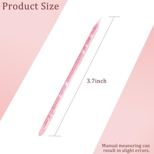 100PCS Disposable cuticle sticks for nails, Double Sided Cuticle Pusher, Cuticle Manicure and Pedicure Stick for Fingernail Cleaning