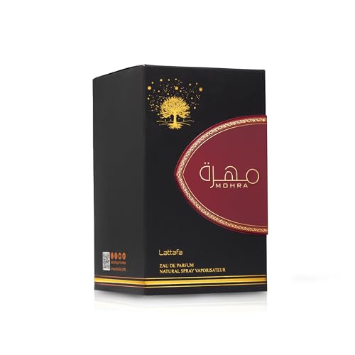 Lattafa Mohra for Unisex Eau de Parfum Spray, 3.4 Ounce / 100 ml
