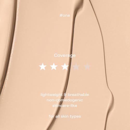 glow breathable blemish balm #one : cruelty-free & artificial fragrance-free, essential oil-free, gluten-free, lightweight & hydrating bb cream that feels like skincare, 1 Fl Oz