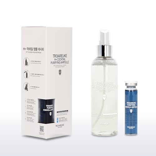 TROIAREUKE H+ Cocktail Ampoule Toner (Blue, 6.76 Fl. Oz.)