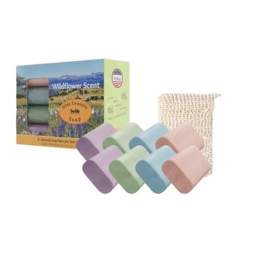 The Original 8-Bar Box - (8) Natural Soap Bars (5oz. each) + (1 pc.) Complimentary Sisal Fiber Soap Bag