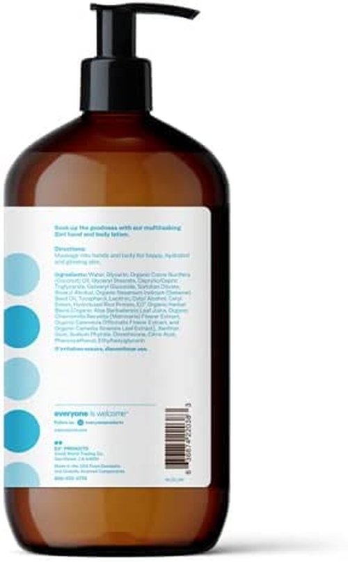 EO Essential Oil Products Everyone Lotion Unscented -- 32 fl oz - 2pc