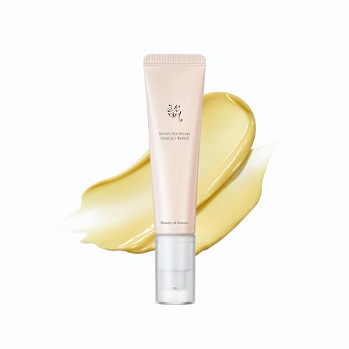 Beauty of Joseon Revive Eye Serum with Retinal Niacinamide Correction for Puffy Eye Bags Fine Lines Dark Circles Wrinkles, Korean Skin Care 30ml, 1 fl.oz