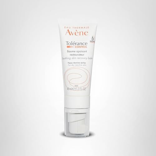 Avène Tolerance Control Soothing Skin Recovery Cream, for Hypersensitive Dry Skin, Restores Skin Barrier, Calms sensations of skin discomfort, Sterile Pump, Face Moisturizer, Fragrance-Free 1.3 Fl Oz