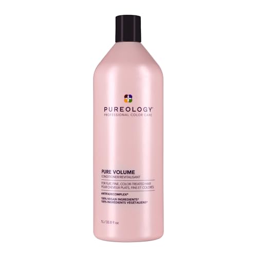 Pureology Pure Volume Conditioner - Enhances Volume and Movement, Lightweight Shampoo for Fine, Flat, Color Treated Hair