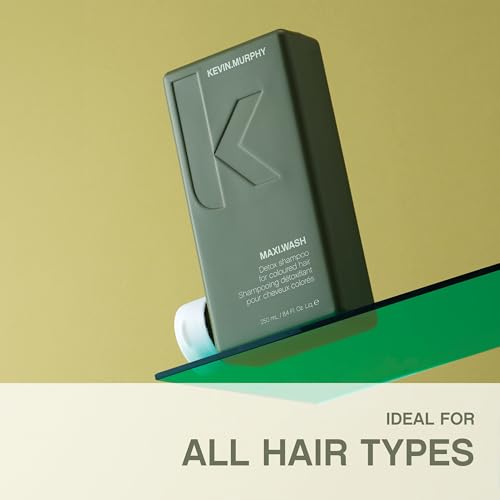 KEVIN.MURPHY MAXI.WASH - Detox Shampoo - Removes Buildup & Minerals - Colour-Safe-Scalp-Friendly - Sulphate & Paraben Free - 1000 mL / 33.8 fl oz
