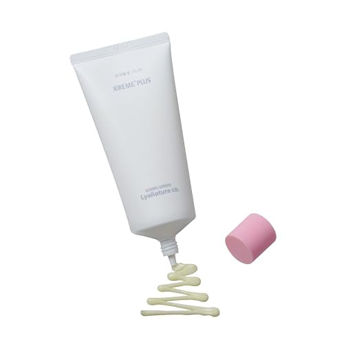 KREME' PLUS ? Organic Korean Daily Night Face Cream with Vitamin C for Sensitive Skin, Hydrating & Nourishing, Fine Line Care, Radiant & Even Skin Tone, Non-Toxic Skincare (2.82 fl oz / 80g)