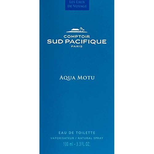 Comptoir Sud Pacifique Eau de Toilette Spray, Aqua Motu, 3.3 Fl Oz