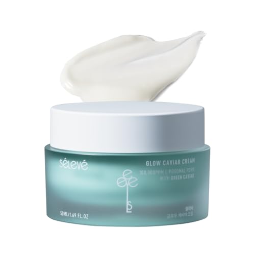 Glow Caviar Cream ? Hydrating & Glow Face Cream with Green Caviar Liposomal PDRN, Niacinamide, Ferulic Acid ? For Sensitive & Dry Skin, Korean Skin Care (1.69 fl.oz / 50ml)