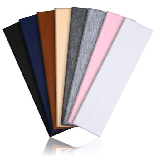 8 Pack Headbands for Women, Elastic Soft Hair Bands Non Slip Women's Fashion Headbands for Daily Workout Yoga Running