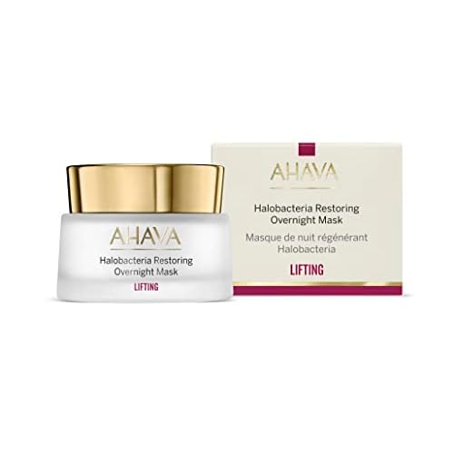 AHAVA Halobacteria Restoring Overnight Mask - Enhanced with Meadowfoam Seed Oil, Osmoter and Halobacteria DNA found in the depths of Dead Sea, Lifts & Restores Skin's Luminosity & Elasticity,1.7 fl.oz