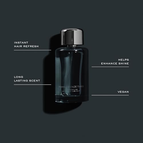 Kristin Ess Hair Perfume Translucence Three - Tropical Scented Hair Mist - Coconut, Lily and Palo Santo, Instantly Refreshes, Deodorizes Hair and Enhances Shine, 2.5 fl. oz - Travel Size