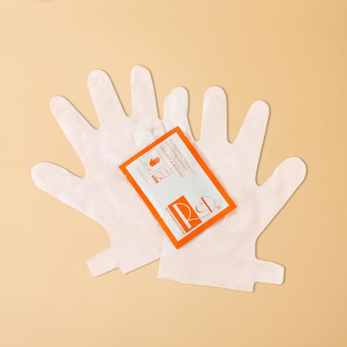 NOVAL RED NAIL DESIGN Hand Masks Moisturizing Gloves with Collagen & Keratin for Nail Spa Salon (5 Pairs