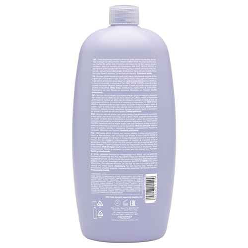 Alfaparf Milano Semi Di Lino Smooth Conditioner for Frizzy and Rebel Hair - All Soft Detangling Conditioner with Flax Seed for Humidity Control - Anti Frizz & Hair Straightening Treatment