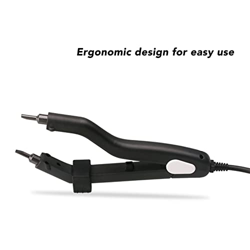 Sonew Fusion Hair Extensions Tool, Professional Heat Iron Connector Wand for Hair Extensions, 100-240V, Titanium Heater Surface, US Plug