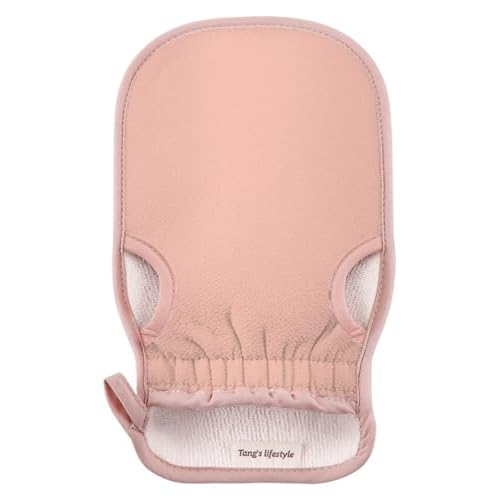 Exfoliating Glove (Original) Machine Washable Newly Upgraded With Thumb Holes Korean Body Scrubber 100% Vegan Viscose Exfoliating Mitt for Dead Skin Removal, Keratosis Pilaris & Self-Tan Prep