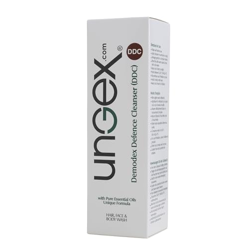 Ungex Demodex Defence Cleanser | Face, Scalp and Body Wash | Herbal Based | DDC