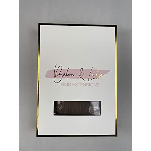 Bebe and Lola Remy Invisible Tape In Hair Seamless Extensions (20 pieces) 50 grams (#8, 20" (50g))