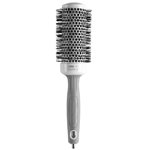 Olivia Garden Ceramic + Ion Round Thermal Hair Brush - Not Electrical - Professional Blowout Brush for Normal to Thick Hair