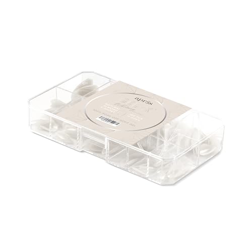 Apres Neutrals Gel-X Whitney Box Of Nail Tips, 11 Sizes 00-9, Soft Gel Tip Box (150pcs) (Natural Almond Extra Short, 150)