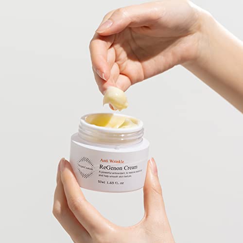 OxygenCeuticals ReGenon Cream ? Anti-Aging Antioxidant Korean Cream with Idebenone & Lactobacillus Complex, Clinically Proven Wrinkle Care & Moisturizing Face Cream. 1.69 fl.oz (50ml)