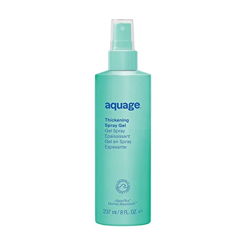 Aquage Thickening Spraygel, Firm-Hold Styling Spray with Ultraflex Polymer Technology, Thickens & Strengthens Fine, Thin Hair That Lacks Body & Vitality