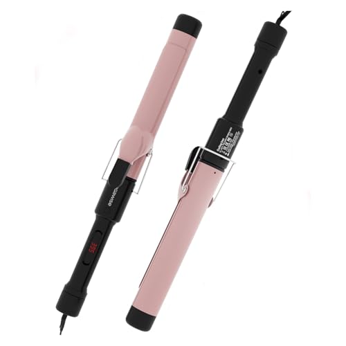 MEGAWISE Pro 1.25 Inch Ceramic Barrel Hair Curling Iron with 60s PTC Fast Heating, Anti-Scald Grip & Tip, Auto Shut Off, 360¡Æ Swivel Cord, 2 Clips & Heat-Resistant Glove Included