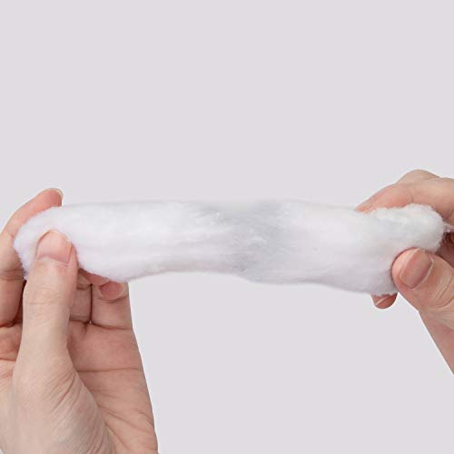 Hedume 500 Count Super Jumbo Cotton Balls, Pure Cotton, Biodegradable Jumbo Absorbent Cotton Balls, Fragrance & Chlorine-Free, Organic Cotton Balls (5 Pack ¡¿ 100 Count)
