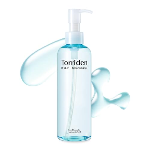 Torriden DIVE IN Cleansing Oil 200ml (6.76 fl.oz.) | Makeup Blackhead Remover | Hydrating Deep Facial Cleanser for All and Sensitive Skin | Hyaluronic Acid, Panthenol, Allantoin | Korean Skin Care