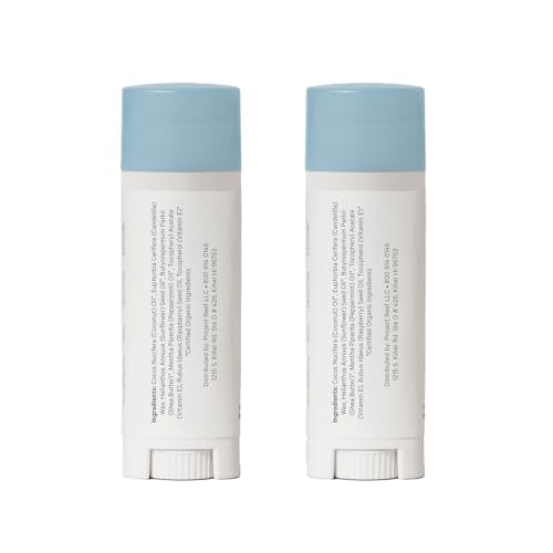Project Reef Herbal Peppermint Lip Balm ? Vegan, Reef-Safe & Hydrating Lip Care with Organic Peppermint, Shea Butter & Vitamin E ? Natural Sunburn Relief & Daily Care, 0.15 oz, 2 Pack