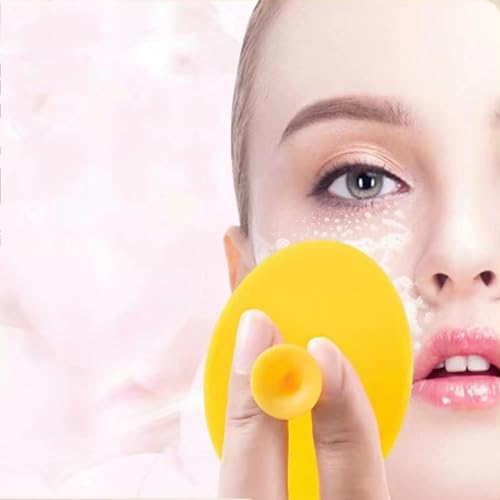 Face Scrubber, Silicone Face Scrubber, Soft Silicone Facial Cleansing Brush Face Exfoliator Blackhead Acne Pore Pad Cradle Cap Face Wash Brush for Deep Cleaning Skin Care 8 Pack