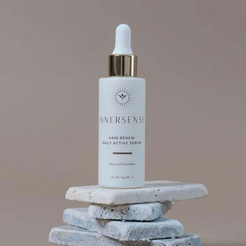Innersense Organic Beauty - Natural Hair Renew Daily Active Serum | Clean Scalp Care For Optimal Hair Growth (1 fl oz | 29.5 ml)