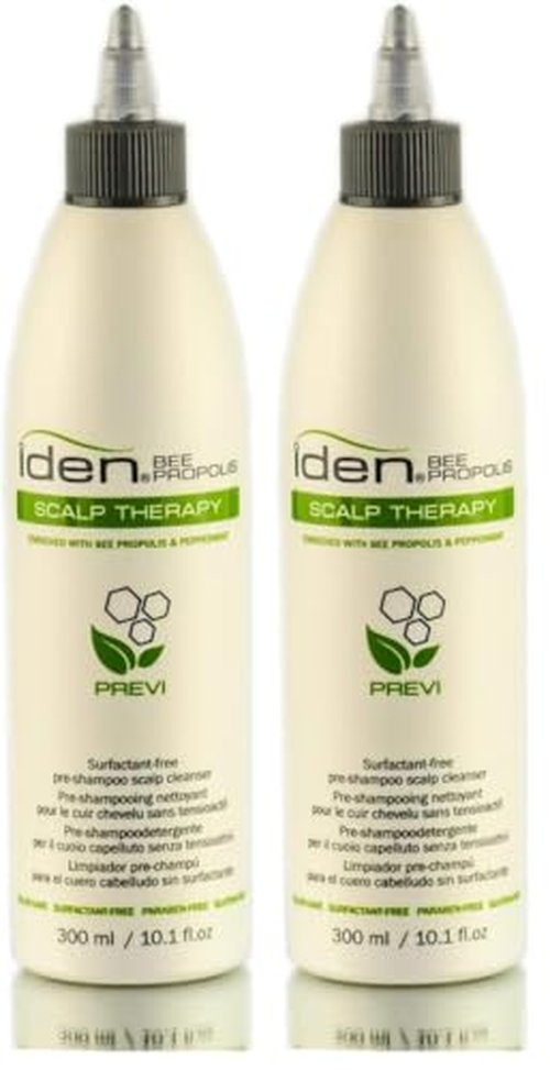 Iden Bee Propolis Scalp Therapy Previ, Scalp Detox Cleansing Emulsion, Promotes Healthy Scalp, 10.1 fl.oz (Pack of 2)