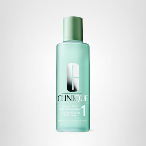 Clinique 3-Step Clarifying Lotion Face Exfoliator 1 | Toner With Witch Hazel + Salicylic Acid | For Very Dry Skin Types, 13.5 Fl Oz