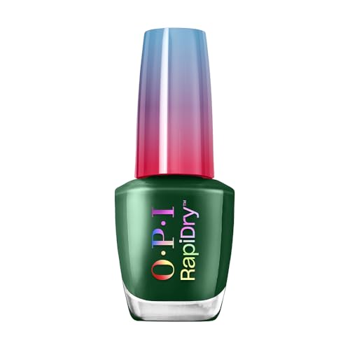 OPI RapiDry Quick Dry Nail Polish Colors | Opaque, Cr?me, & Shimmer Winter Shades | Smudge Proof, and Fast Drying in 60 Seconds | Vegan Formula | Snow Time to Waste | Holiday 2025