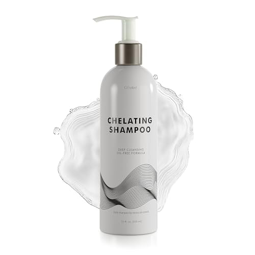 Chelating Shampoo ? For Oily Hair & Oily Scalp -Deep Cleansing Clarifying Shampoo- Removes Hard Water Buildup, Chlorine & Residue-Nourishes-No Silicones, No Parabens, Fresh Volume. 12 Fl Oz ( 355 ML)
