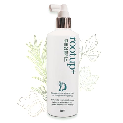 [THY rootup+] Botanical Hair Tonic ? Herbal Scalp Spray for Fuller-Looking Hair | Non-Greasy Formula with Korean Plant-Based Formula | For Men & Women |250 ml / 8.45 fl oz