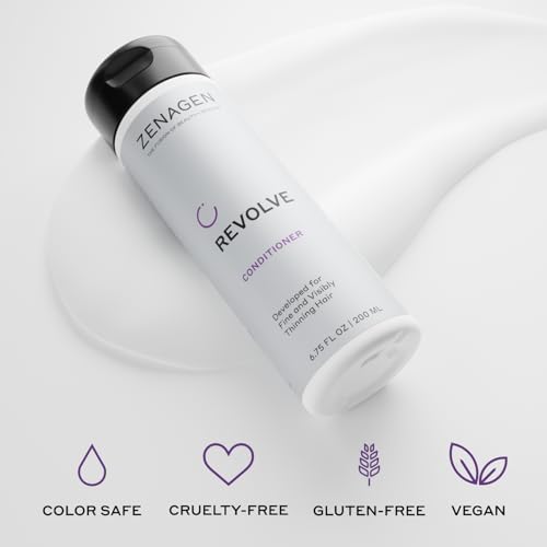 ZENAGEN Revolve Women's Trio Kit | Shampoo + Conditioner + Densifying for Fine & Visibly Thinning Hair, Supports Hair Strength & Growth, 1 ea