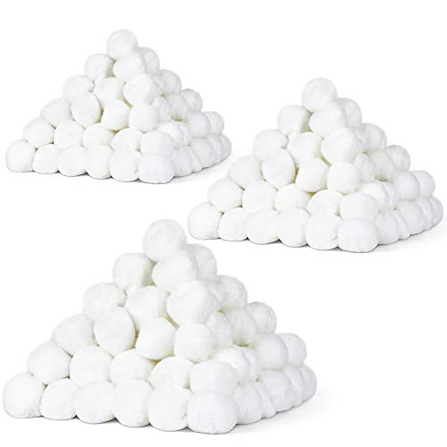 DecorRack 600 ct Small Cotton Balls, 100% Pure Natural Cotton, for Make-Up, Nail Polish Removal, Pet Care, Soft and Absorbent (Pack of 600)