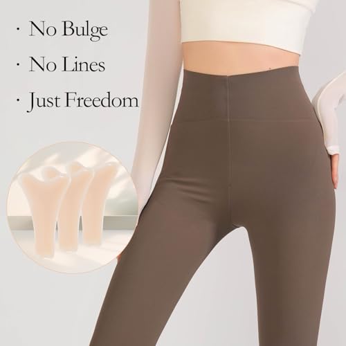 4 Pack Y-Shape Invisible Concealer Pads for Women, Reusable Self-Adhesive Silicone Covers, Seamless Underwear Guard & Smoothing Inserts for Leggings, Yoga Pants, Swimsuits, and Bikinis, Light Nude