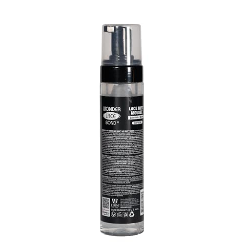 EBIN NEW YORK Wonder Lace Bond Melt Mousse 8.5oz/250ml- Extreme Firm Hold (Supreme) | Biotin + Castor Oil | No Residue, Long Lasting Formula with Protecting Edges, Gives Undetectable and Natural Look