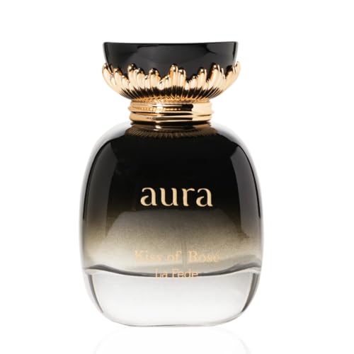 Aura Kiss Of Rose EDP 100ML (3.4 OZ), Feminine Fragrance, Long Lasting & Luxurious Scents of Arabia BY KHADLAJ