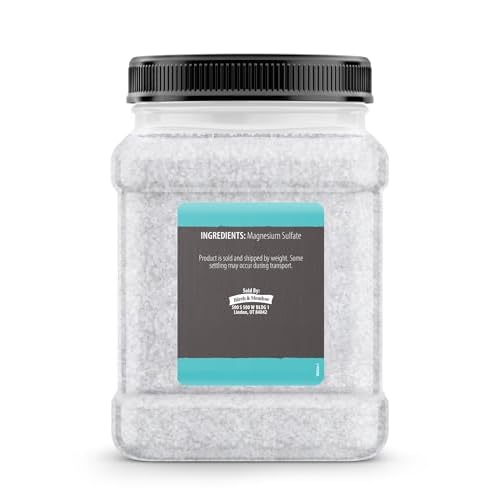 Birch & Meadow Epsom Salt, 2.5 lb, Pure Magnesium Sulfate, Unscented, Bathing & Soaking