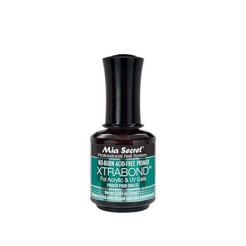 Mia Secret XTRABOND No-Burn Acid-free Primer 1/2 oz. for Acrylic and UV Gels